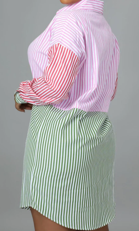 Multi collar dress