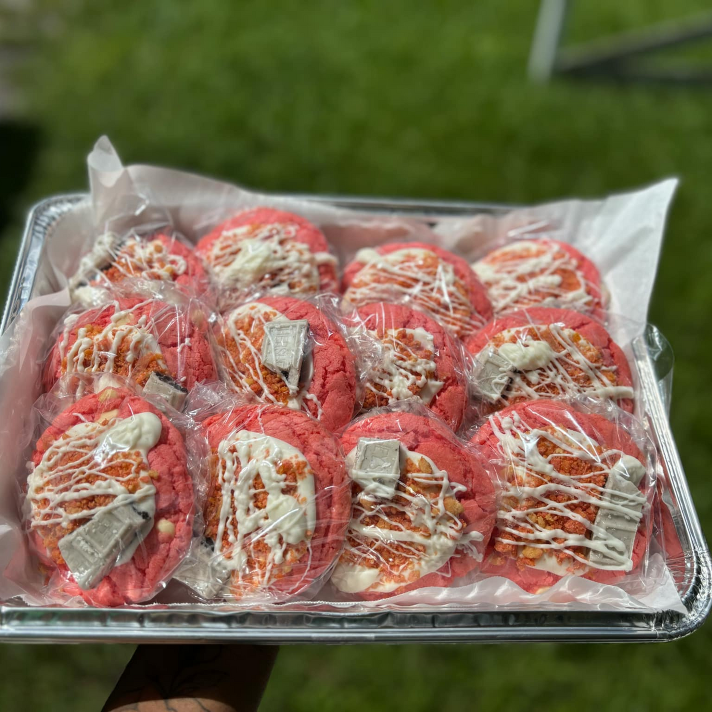 Strawberry cookies